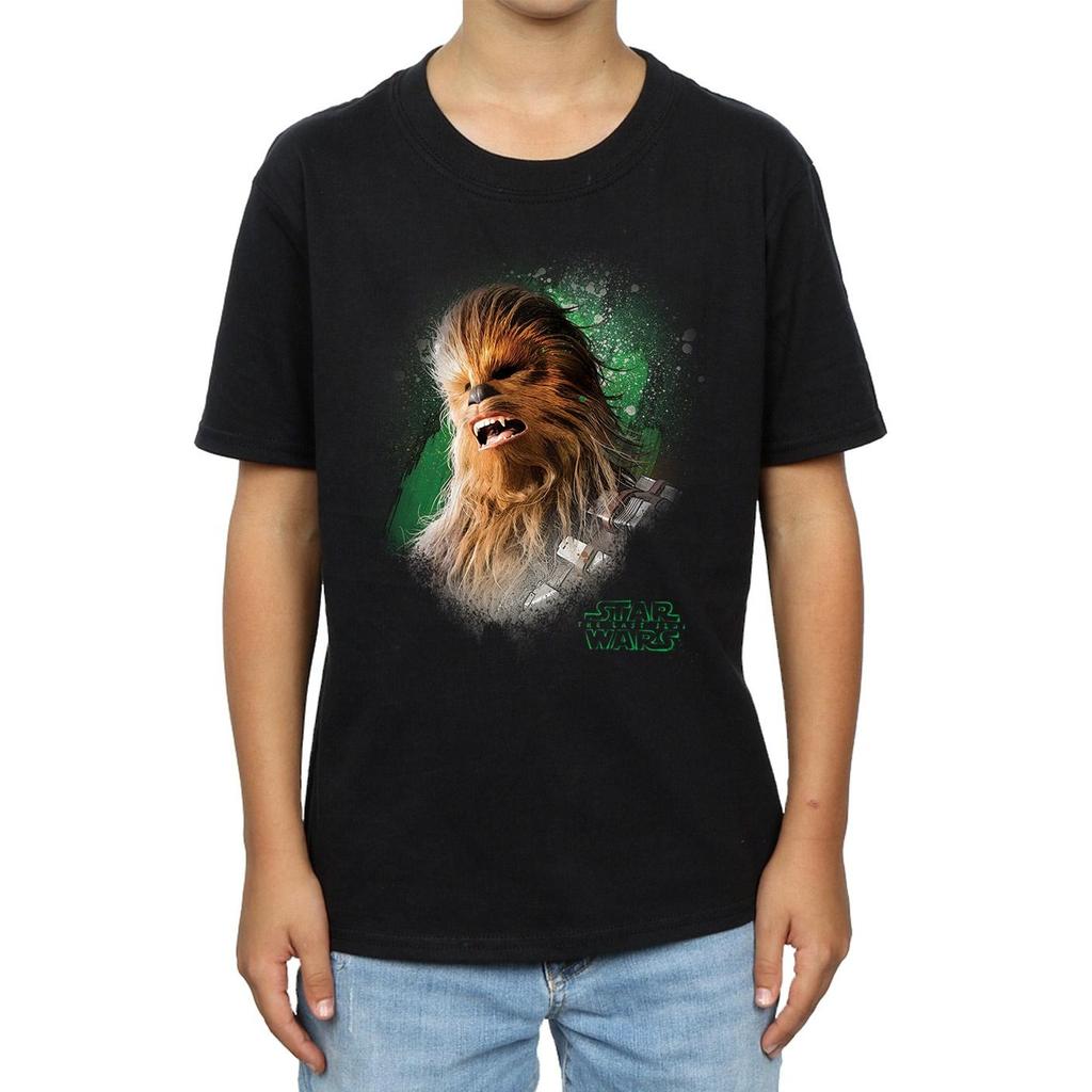 STAR WARS Матовая футболка для мальчиков «Последний джедай Чубакка»