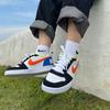 Nike Кроссовки Court Borough Low GS Black Orange Blue Детские белые DV9113-181