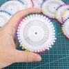 1 набор DIY цветные круглые бусины-иголки, позиционирующие иглы для шитья, прямые булавки, швейные аксессуары, декоративные фиксирующие иглы