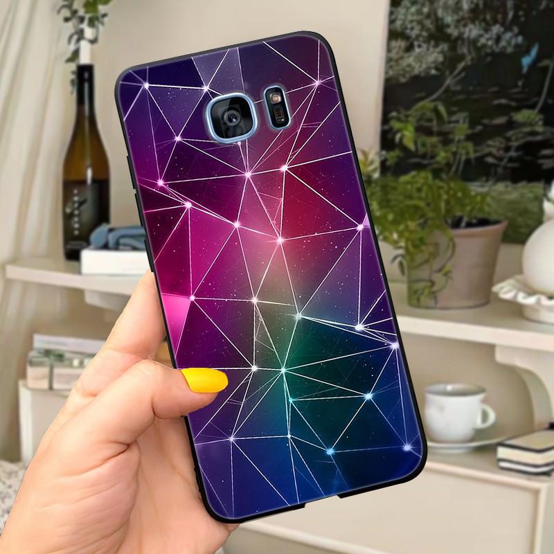 Чехол для Samsung Galaxy S7 edge Чехол-обложка Милые буквы Мягкий силикон Чехол для телефона Для Samsung s 7 S7 edge S7edge G930 G935 чехлы