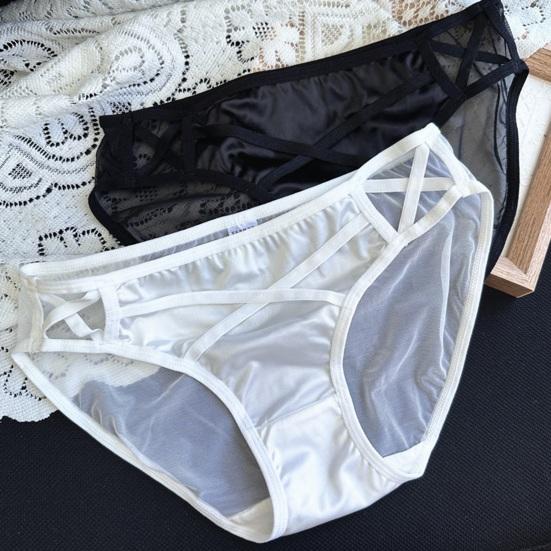 Женское сексуальное прозрачное сетчатое нижнее белье, бесшовные трусики-слипы с низкой посадкой, просвечивающие, мягкие, эластичные, дышащие
