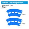 All Kinds of Plastic Rail Train Track Parts Accessories Curve/Straight/Block/Bridge Tracks Gift for Boy Toys X2