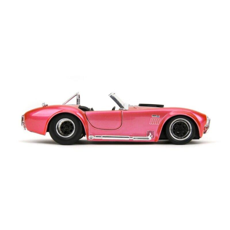 1:24 1965 Shelby Cobra 427 S/C Сплав Литье под давлением Модель Спортивного Автомобиля, Коллекционная Игрушка для Игр Детей и Подарок на День Рождения Парню