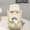 Funny Tissue Holder Easter Island Statue Tissue Box Napkin Organizer Sunglasses Rack For Desktop Vanity Table Shelf Study Dorm