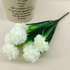 1 ветка искусственный цветок без полива, 7 головок, элегантный искусственный цветок гортензии для дома и улицы, декор для вечеринки