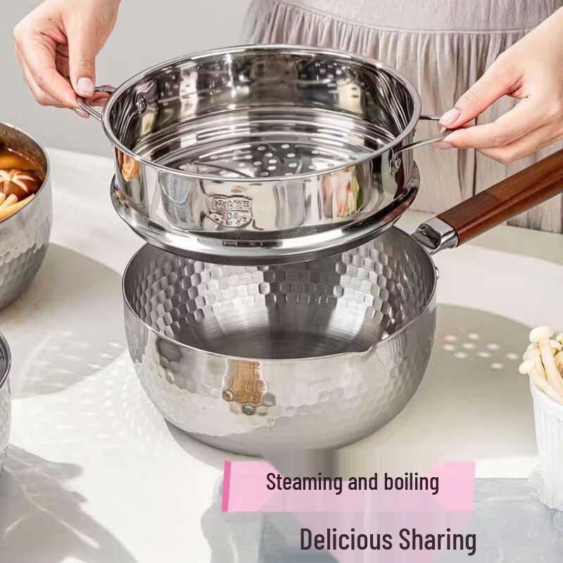 Yicang 3-Layer Stainless Steel Yukihira Pot