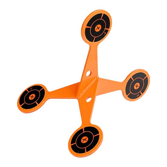 1/2/4Pcs Spinning Shoot Target 2/4MM Regular Thickened Rolling Shoot Practice Target Automatic Flip Quick Reset High Caliber Target Accessories
