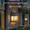 Солнечный уличный водонепроницаемый настенный светильник для двора, входа на виллу и садового патио