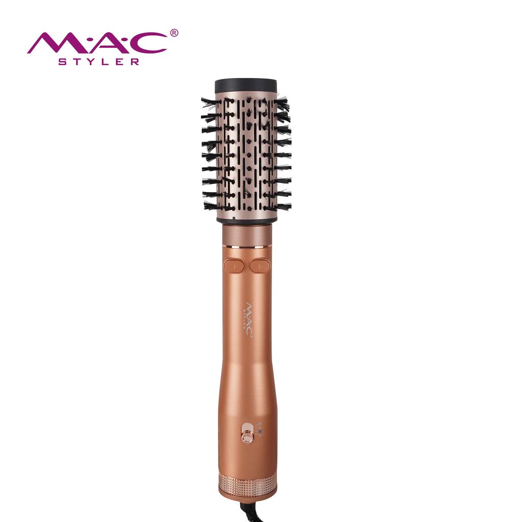 MAC Styler Двухтемпературная Щетка-фен Электрический Фен 2 Сменные Насадки Нейлоновые Для Дома Отеля Использование Отрицательные Ионы MC-6750