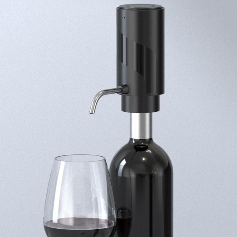 Instant Wine Aerator Rechargeable Electric Wine Aerator Dispenser Durable Decanter Usb Rechargeable Wine Pourer for Home Party