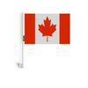 Drapeau - Canada - 20 Pièces - 14 X 21 Cm - Polyester - Mât En Plastique