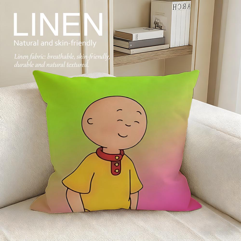 Kids Caillou Cushion Cover Pillowcase Set Pcs x x Breathable Washable Sofa Cushion Cover