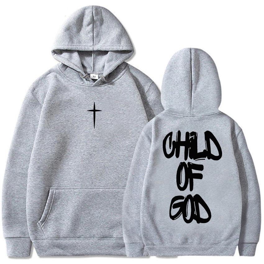 Дитя Божье Иисус Вера Христианские Толстовки Зимняя Теплая Флисовая Толстовка с Капюшоном Принт с Буквами Пуловер Уличная Одежда