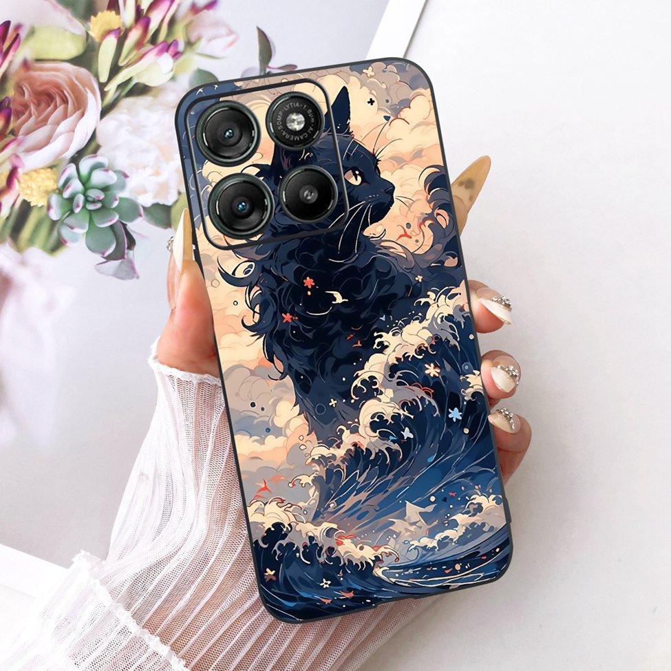 For Moto G57 Power 5G Case Cover Fashion Butterfly Cute Cool Painted Soft Phone Casing For Motorola Moto G57 Power 5G Bumper