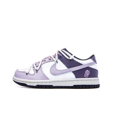 Кроссовки Dunk Taro Paste Boba, Amber Low top, Женские, Фиолетово-белые, DH9765-104(Команда189-)