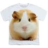 Funny Guinea Pig T-Shirts Hamster Cute Animal 3D Printed Streetwear Men Women Fashion Oversized T Shirt Kids Tees Tops Clothing