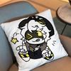 Uzi Doorman Game N Murder Drones Pillow Case Anti-Dustmite Pillowcase Invisible Zipper Silky Short Plush Sofa Cushion Cover