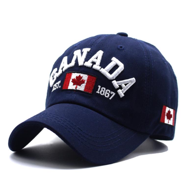 Бейсбольная кепка Canada Cotton - универсальная унисекс-шляпа Duckbill