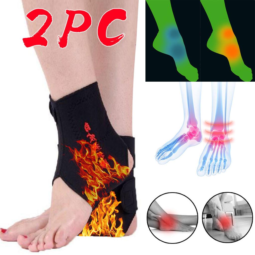 (Joy Choose) Support Protector Brace Wrap Belt Self Heating Care Foot Pad