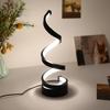 1Pcs Hot Sales Table Room,Modern Spiral Dimmable LED Table Lamp, Small Bedside Lamps, Nightstand Lamp for Bedroom Office Home