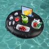 Надувной подстаканник, украшение для вечеринки, 8/9 отверстий, сервировочный бар для шведского стола, плавающий поднос для напитков, держатель для пива, портативный напиток, фрукты, планшет, сотовый телефон
