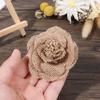 Party Supplies Home Decor Retro Wedding Decoration Jute Burlap Natural Hessian Handmade Flowers