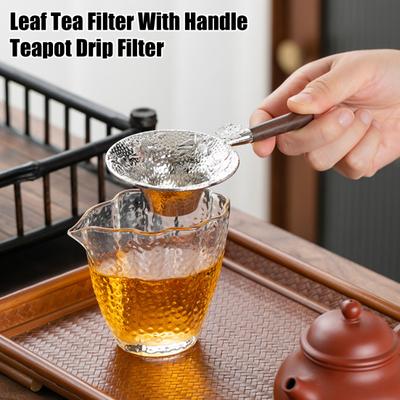 Чайный заварник с фильтром из мелкой сетки для рассыпного чая, элегантный дизайн рыбки, многоразовое ситечко для чая для чашки и чайника