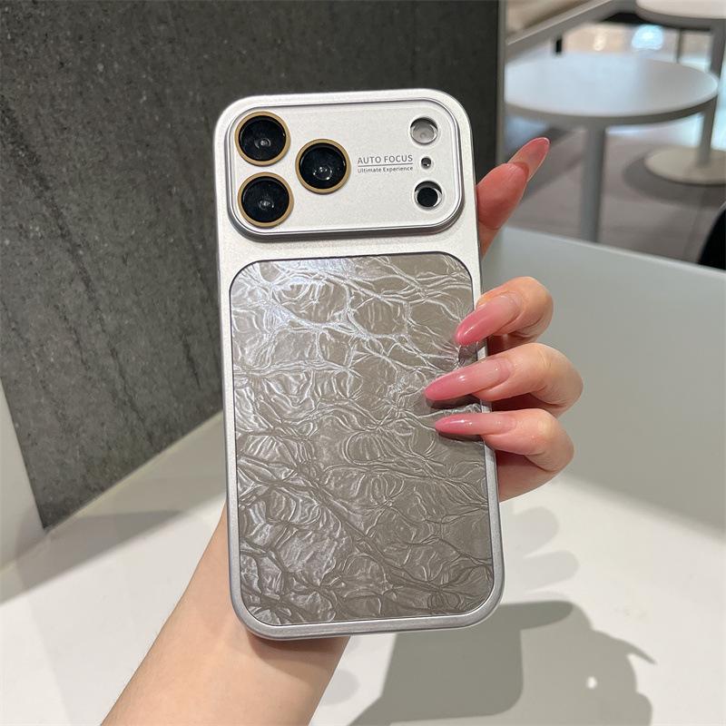 Чехол с узором «Ледяные трещины» для iPhone 16 Pro Max и Apple 15, Мгновенно трансформируется для 17 PM, Премиальное ощущение