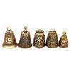 1pc Mini Antique Bell China's Mini Brass Copper Sculpture Pray Buddha Fengshui Bell Invitation Buddhism Chinese Bells Home Decor