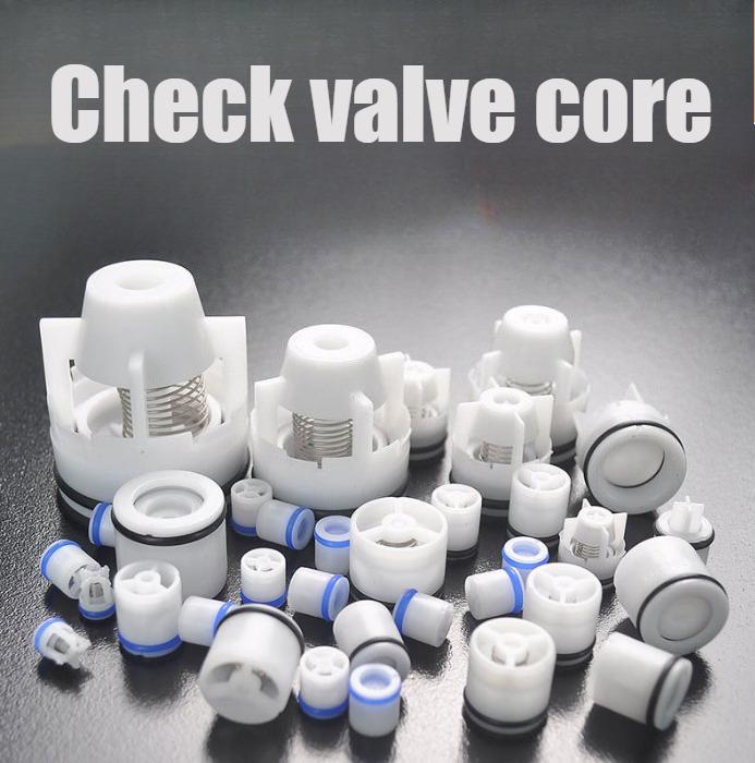 Inner Plug Check Valve Plastic DN8/10/12/14/20/22/25 MM Spool Check Inline Spring Non-return Valve Pipe Fittings