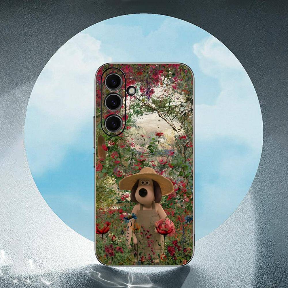 WallaceS cute G-Gromit  Luxury Black Phone Case For Samsung Galaxy S23 S24 S25 Ultra S22 Plus S21