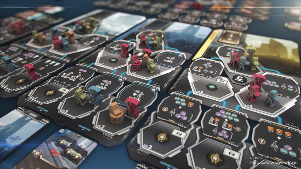 Тактические игры Атлас Восстание новых монархов 14 лет и настольная игра Lost (1-4 игрока, 40-90 минут, и более)