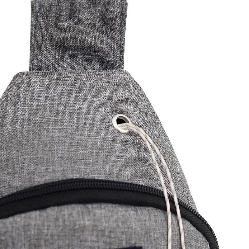 Chest Bag New Men Simple Nylon Fashion Waterproof One Shoulder Crossbody Bag