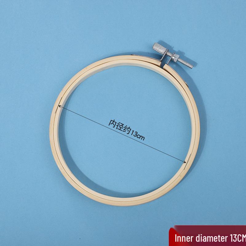 Ручная работа DIY Круглая бамбуковая рама-пяльцы для вышивки крестом