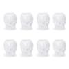 200pcs Skull Shaped Tattoo Ink Cup Professional Disposable Makeup Microblading Pigment Holder with