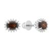 Silver Earrings with Natural Garnet 2.15ct (2191469)