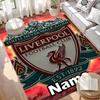 Custom Name Personalized Liverpool F.C Print Carpet, Versatile Home Decor Rug, for Playroom, Apartment, Balcony, Entryway, Hallway Gift