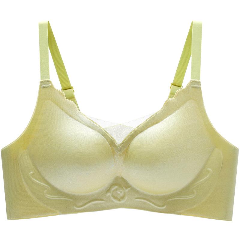 Tube Top Seamless Smooth One-piece Fixed Cup Underwear Female Soft Support Small Chest Push-up Bra