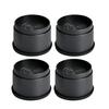 4/6/8Pcs 1/2-Inch Round Furniture Riser Heavy Duty Bed Riser Adjustable Stackable Anti-slip Table Couch Chair Sofa Cabinet Leg Lift