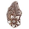 Decorative Blocks Scrapbook Stamp Brown Wooden Textile Stamps Printing Block