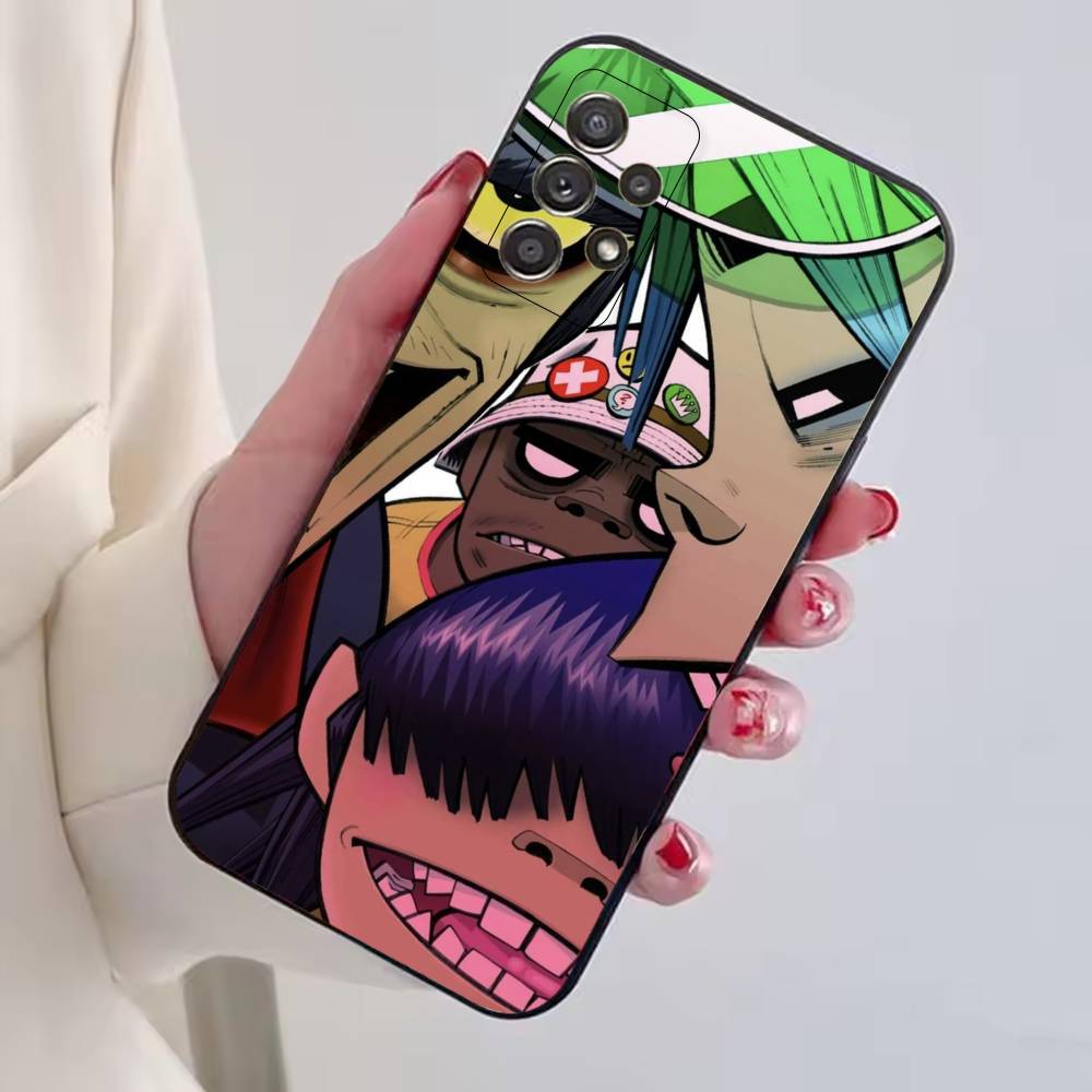 G-gorillaz Комикс рок-группа Чехол для телефона Для Samsung S25,S24,S21,S22,S23,S30,Ultra,S20,Plus,Fe,Мягкий силиконовый Черный чехол