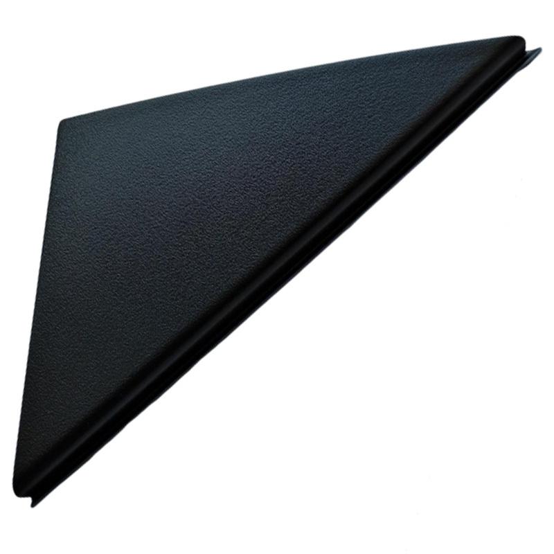 Car Rearview Mirror Triangle Panel Cover for Hyundai Kona 2018 2019 2020 2021 2022 2023 86190-J9000 86180-J9000 Unpainted Black