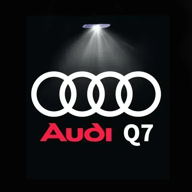 Для Audi 8L 2 шт. Автомобильные дверные приветственные огни для Audi A1 A3 8P 8V A4 A5 A6 A7 A8 Q3 Q5 Q7 Q8 Sline TT S3 S4 S5 Проектор логотипа Лампа призрачной тени