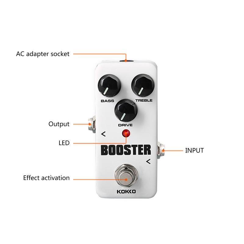 Portable Guitar Effect Pedal Compressor Booster 9V 1A Adapter Pedal Power Supply
