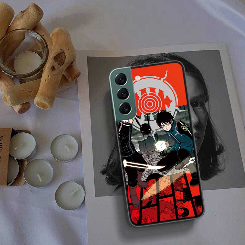 Чехол для телефона World Trigger Kuga Yuma для Samsung A02 A03 A03S A04 A04S Galaxy A55 A35 A25 A15 S10 Lite A9 A8 A7 A6 Plus A90 A80 Co