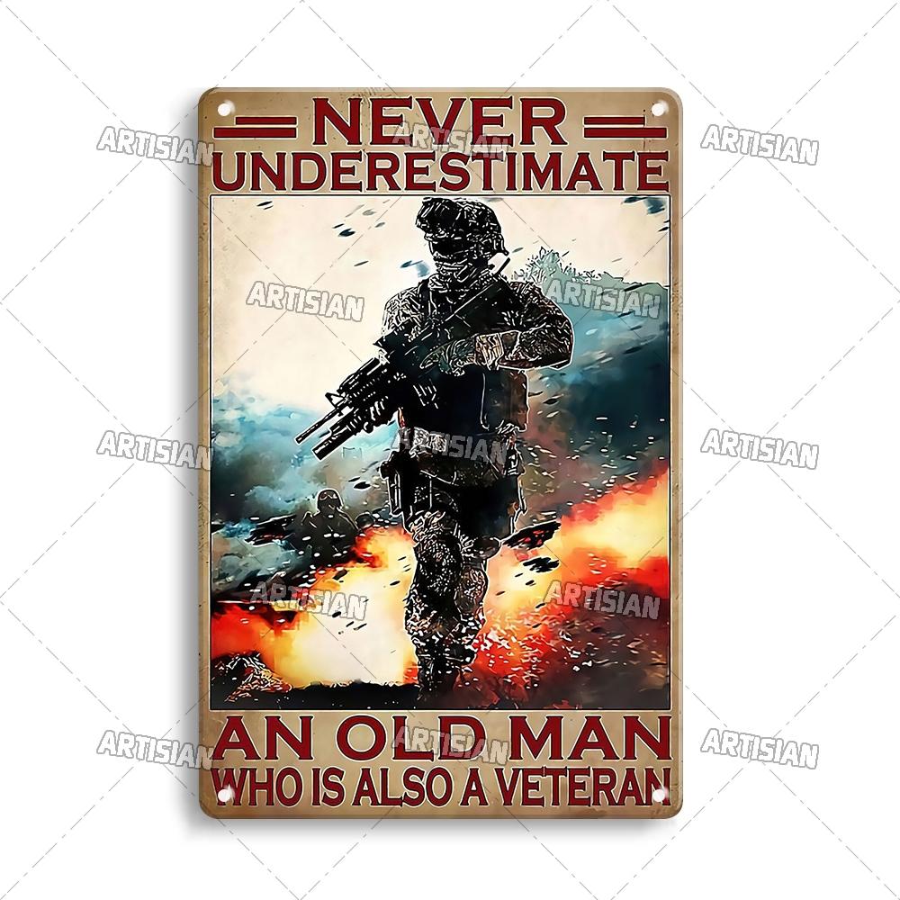 Артизанальный армейский металлический знак «Солдат», жестяная табличка «Патриотизм», «Война», декоративный плакат, настенный декор, гараж, бар, паб, клуб, отель, кухня, дом
