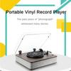 Винтажный проигрыватель виниловых пластинок 5 В, оснащенный Bluetooth, USB-аудиосистемой, портативный фонограф для домашних вечеринок, 380*335*145 мм