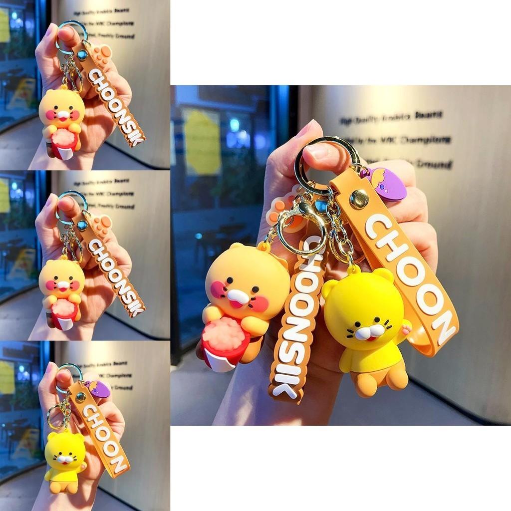 Очаровательный брелок Чунсик Милый корейский стиль Персонаж попкорна ПВХ брелок
