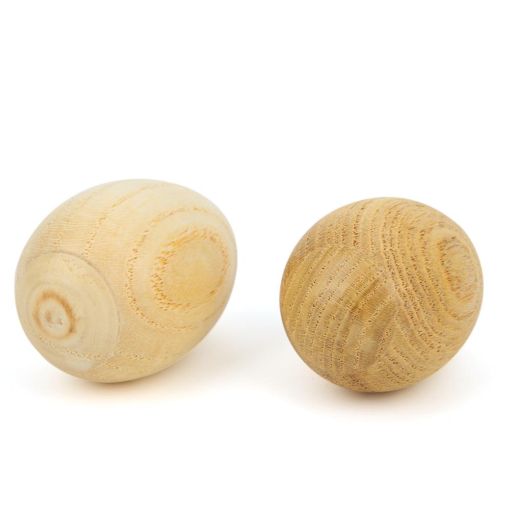 2 шт. Деревянное яйцо детская игрушка музыкальные детские принадлежности удобная ручка герметичное уплотнение равномерный звукSY62