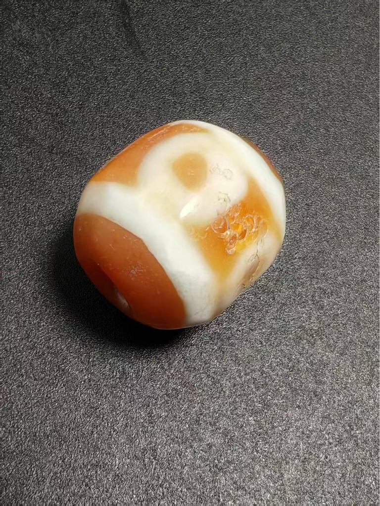 Тибетские натуральные травленые бусины Дзи из агата ручной работы с выветренной патиной, 15 мм для бисероплетения своими руками